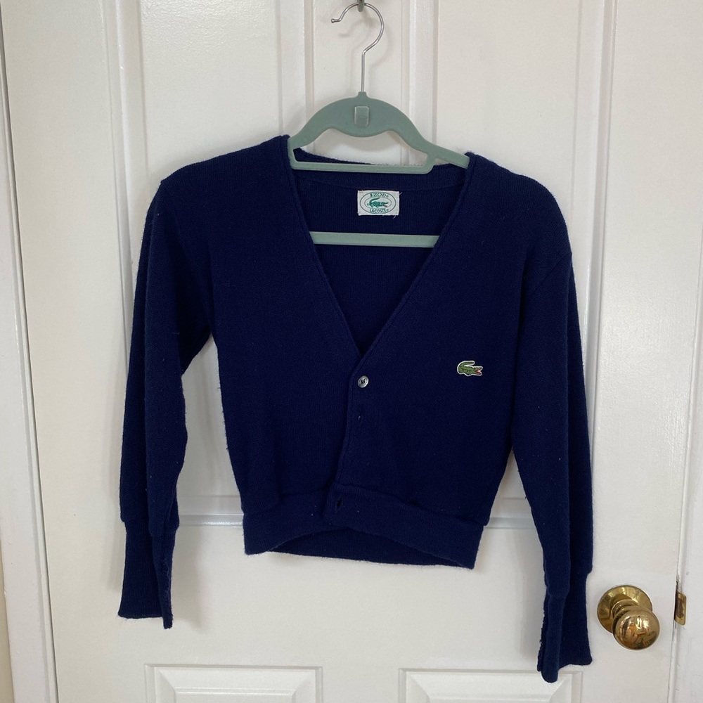 Vintage cropped La Coste sweater (Izod)